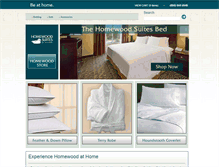 Tablet Screenshot of homewoodcollection.com